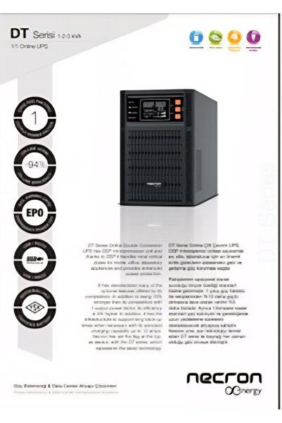 NECRON Online 1kva Kesintisiz Güç Kaynağı (TSE)