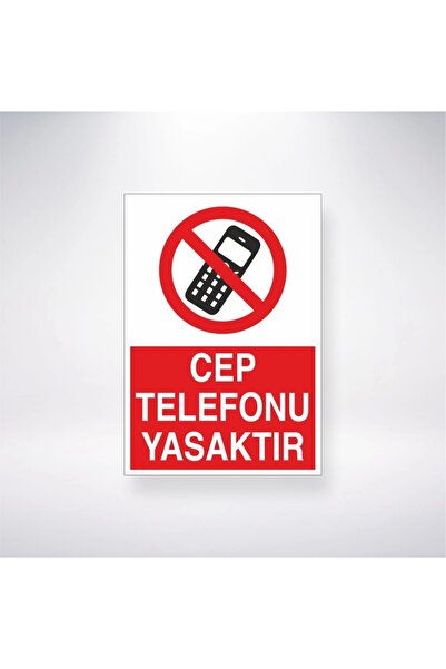 Reysa Tasarım Mobile Phone Prohibited Sticker 20X28 cm