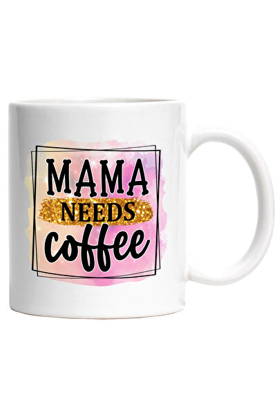 StoryGift Romania Cana cu mesajul "Mama needs coffee", ilustratie, mama, are ...