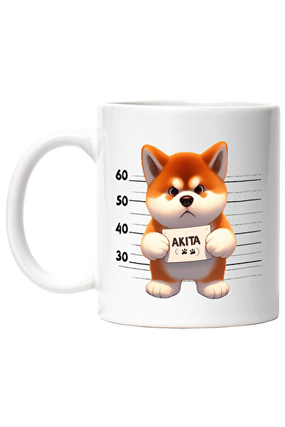 StoryGift Romania Cana cu caine Akita, la inchisoare, suparat, furios, blanos...