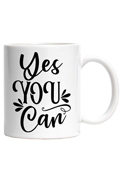 StoryGift Romania Cana cu textul in engleza "Yes, you can" - da, tu poti sa f...
