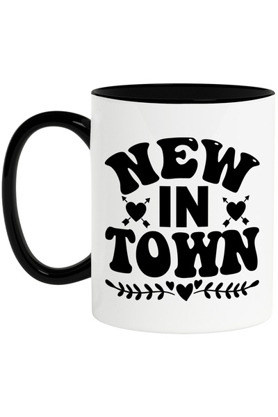 StoryGift Romania Cana pentru cei noi in oras cu mesajul in engleza "New in t...