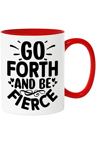 StoryGift Romania Cana cu mesajul "Mergi inainte si fii feroce/inversunat" - ...