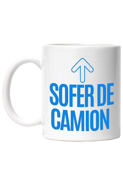 StoryGift Romania Cana cu Iubitor De Camioane Meserie Sageata Text Sofer De C...