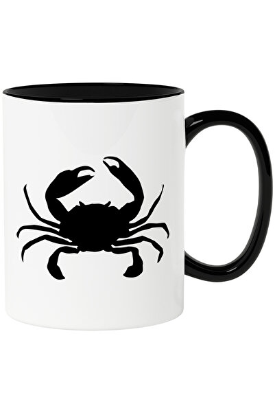 StoryGift Romania Cana cu un rac - zodie clesti cu Maner Negru, Cu Maner Negru