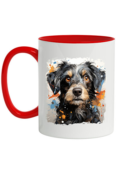 StoryGift Romania Cana Cu Caine, Ochi, Pete De Vopsea, Iubitori De Catei, Mul...