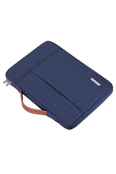 canvasartisan Geantă pentru laptop de 13-14 inci, interior moale pentru protecție, geantă CanvasArtisan - albastră