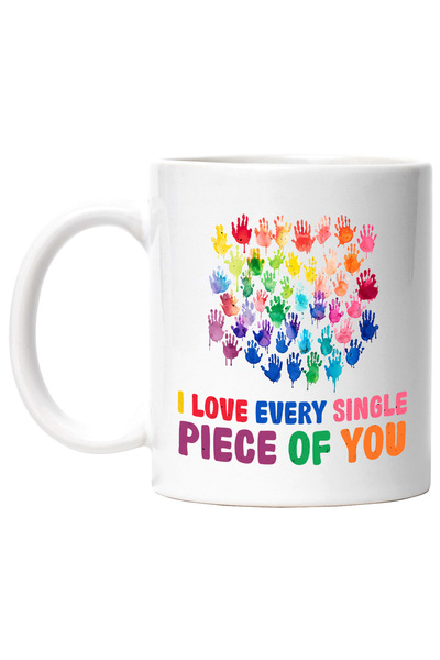 StoryGift Romania Cana cu mesajul "I love every single piece of you" iubire d...