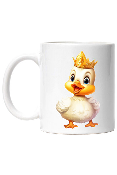 StoryGift Romania Cana cu o ratusca bucuroasa care poarta o coroana regala | ...