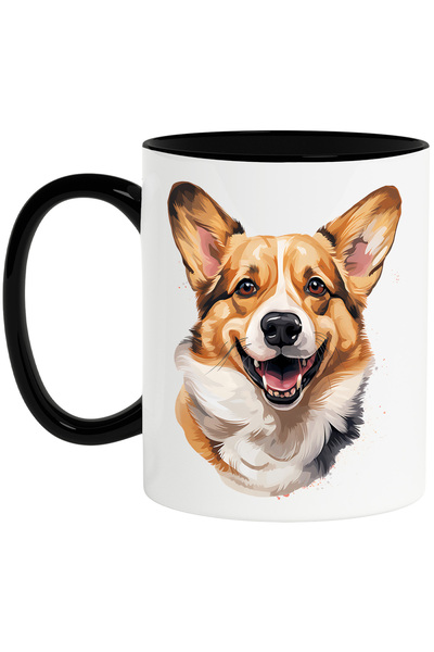 StoryGift Romania Cana cu un catel bucuros, ilustratie, vesel, jucaus, pentru...