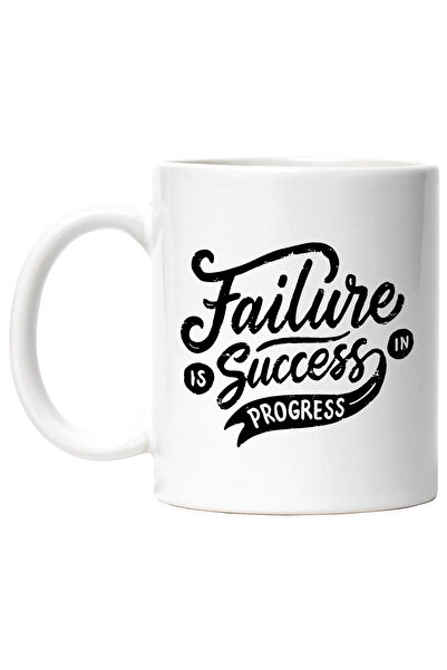 StoryGift Romania Cana Cu Mesaj In Engleza Failure Is Success In Progress, Es...