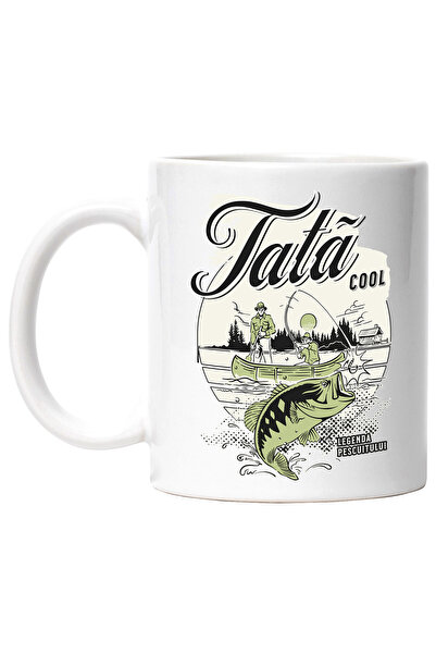 StoryGift Romania Cana tata cool legenda pescuitului familie parinti, 330ml, ...