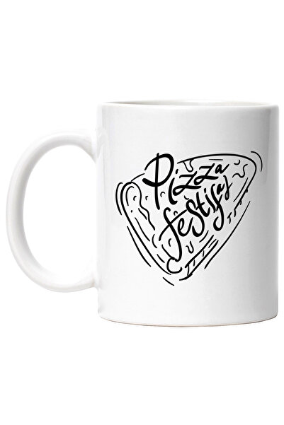 StoryGift Romania Cana Cu Mesaj In Engleza Pizza Festifal, Felie, Mancare, Br...