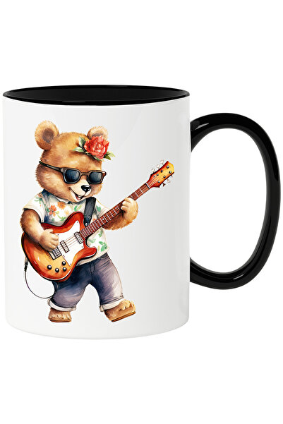 StoryGift Romania Cana cu un urs care canta la chitara | ilustratie | veselie...