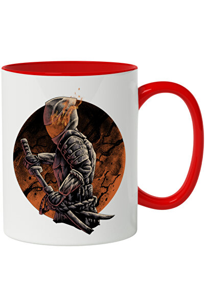 StoryGift Romania Cana Cu Ronin Rider, Samurai, Motocicleta, Sabie, Multicolo...