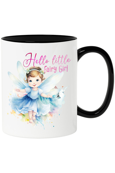 StoryGift Romania Cana cu o fetita zana cu mesajul "Hello, little fairy girl"...