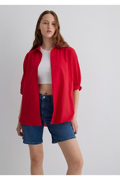 Mavi Red Shirt Oversize / Wide Cut 1211117-70936