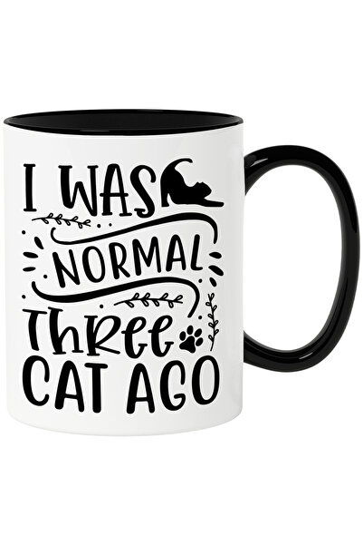 StoryGift Romania Cana cu mesajul "I was normal three cats ago" - am fost nor...