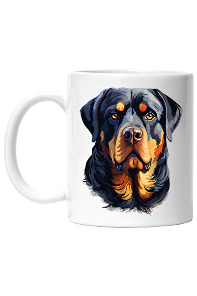StoryGift Romania Cana cu un caine Boxer, ilustratie, serios, cel mai bun pri...