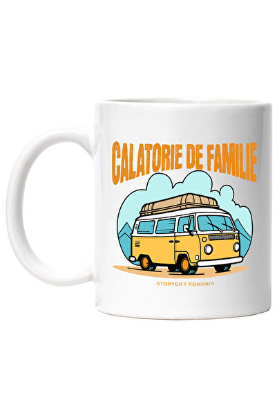 StoryGift Romania Cana calatorie de familie caravana aventura iubire , 330ml,...