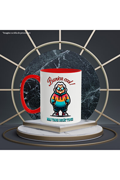 StoryGift Romania Mug Old Woman with Sunglasses Text Grandma Cool Tougher Than You, 33, With ,STG.