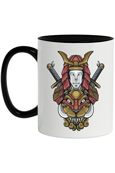 StoryGift Romania Cana Cu Samurai, Sabie, Monstru, Colti, Asiatic, Armura, Mu...