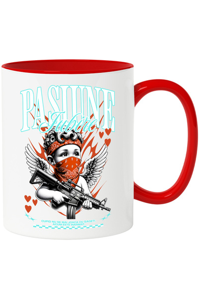 StoryGift Romania Cana Cupidon Cu Arma - Pasiune, Iubire, Valentine's Day, 33...