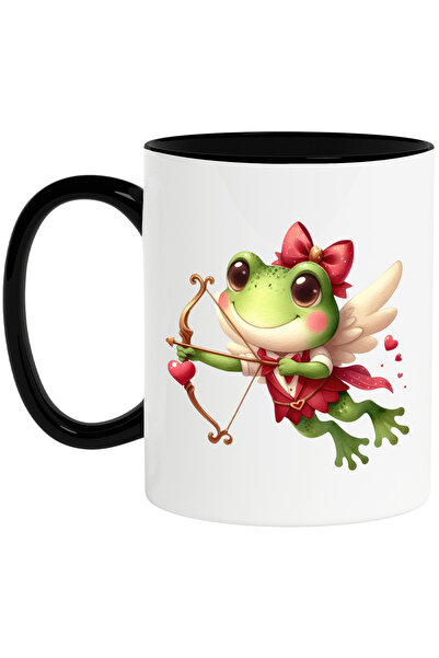 StoryGift Romania Cana cu o broasca Cupidon | ilustratie | trage cu arcul | i...