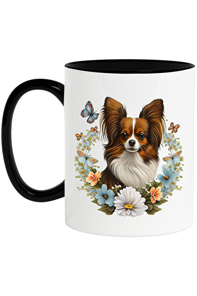 StoryGift Romania Cana cu un catelus putin timid | ilustratie | cerc | floric...