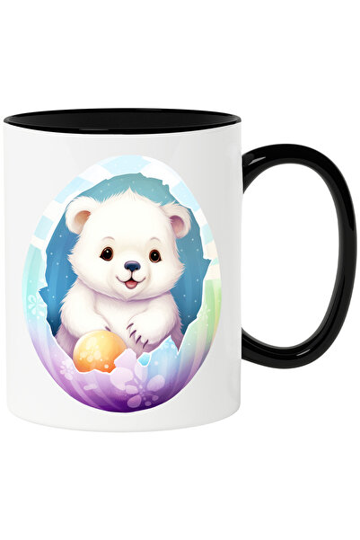 StoryGift Romania Cana cu un urs polar care iese dintr-un ou spart | ilustrat...
