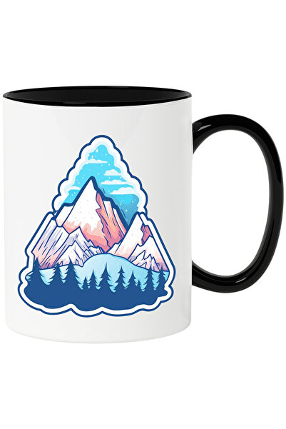 StoryGift Romania Cana Cu Peisaj Montan, Ninsoare, Munti, Padure, Alpinism,Ce...