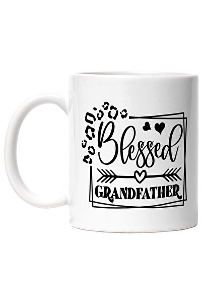 StoryGift Romania Cana pentru un bunic binecuvantat cu textul in engleza "Ble...