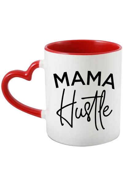 StoryGift Romania Cana pentru mame cu textul in limba engleza "Mama hustle" c...