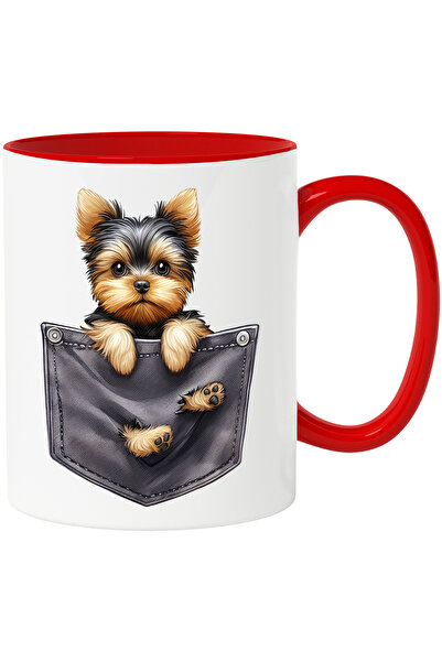 StoryGift Romania Cana cu un catel blanos de talie mica | ilustratie | a rupt...