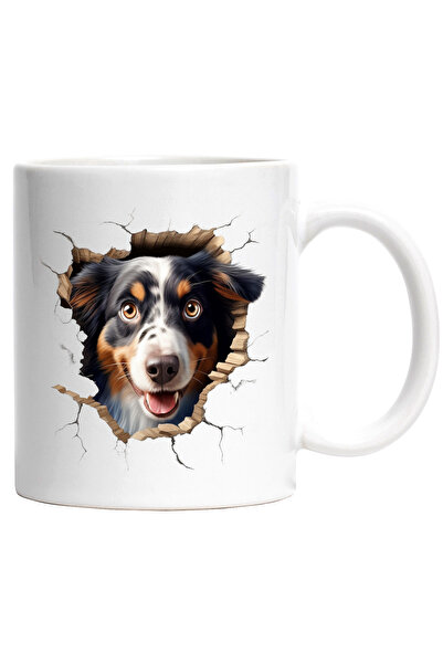 StoryGift Romania Cana Cu Catel, Portret, Zambet, Iubitori De Caini, Zid, Mul...