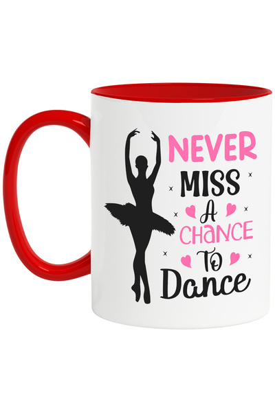 StoryGift Romania Cana cu inimioare si textul "Nu rata niciodata o sansa de a...