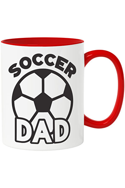 StoryGift Romania Cana cu Mesajul in Engleza Soccer Dad, Tata care Joaca Fotb...