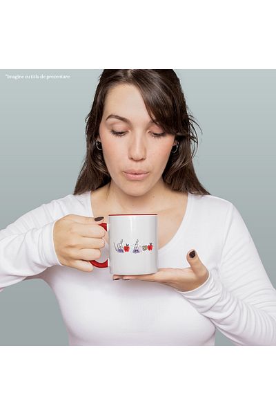 StoryGift Romania Mug With Aquarius Name, and Funny Message, Curious, Sociable, Galagio, 330ml, Sky, With