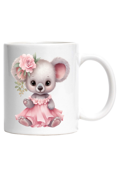 StoryGift Romania Cana cu o ursoaica Koala | ilustratie | timida | rochita | ...