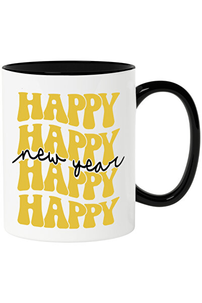 StoryGift Romania Cana Cu Text in Engleza Happy New Year, Revelion, An Nou, R...