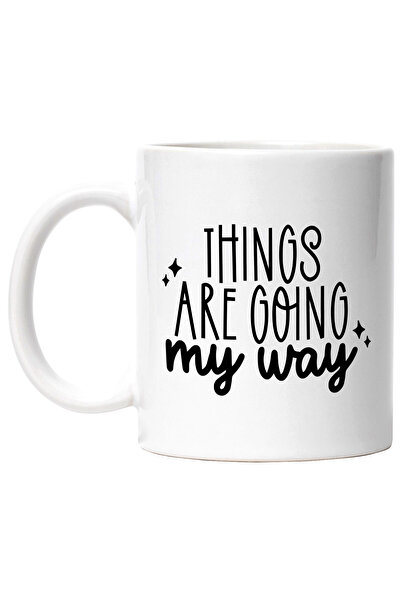 StoryGift Romania Cana cu stelute si mesajul "Things are going my way" - lucr...