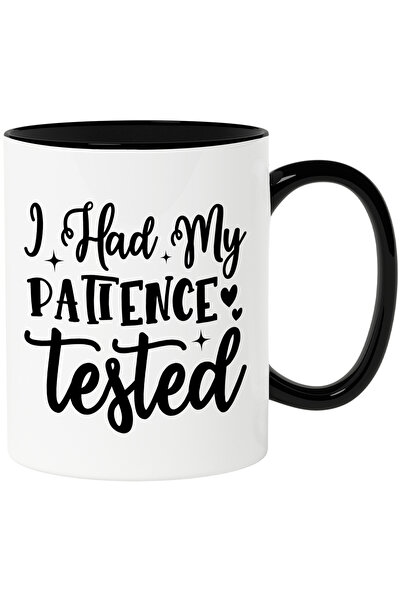 StoryGift Romania Cana cu inimioare si textul "Mi-am avut rabdarea testata" -...