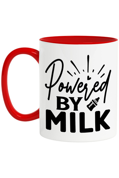 StoryGift Romania Cana pentru bebelusi care beau mult lapte cu mesajul "Power...