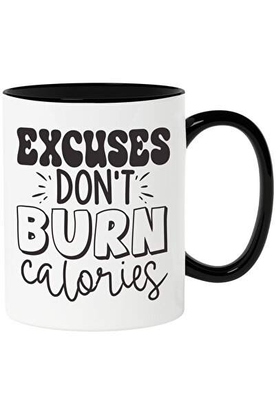 StoryGift Romania Cana cu mesajul "Scuzele nu ard caloriile" - ambitie slabir...