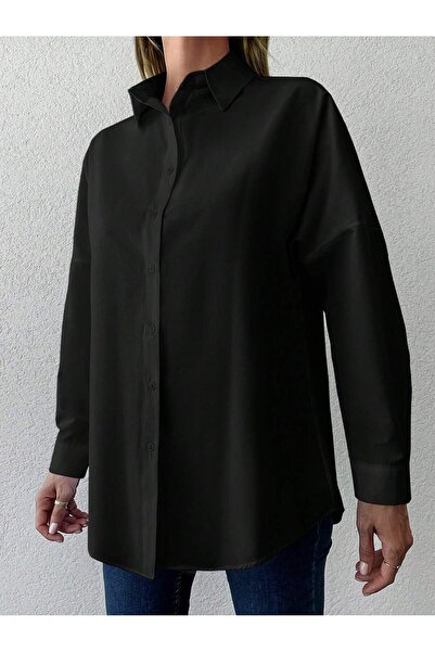 Basko fashion ČERNÁ HOMOGENNÍ HALKA S LÍMEČKEM