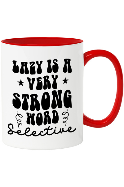 StoryGift Romania Cana cu mesajul "Lenes e un cuvant foarte puternic" cu Mane...