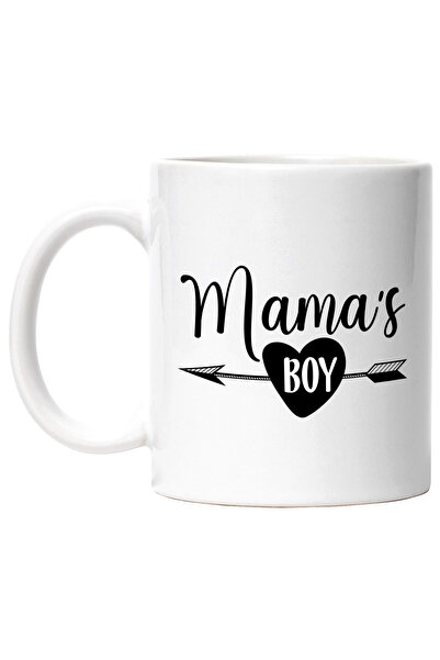 StoryGift Romania Cana cu o inimioara si textul in engleza "Mama's boy" - bai...