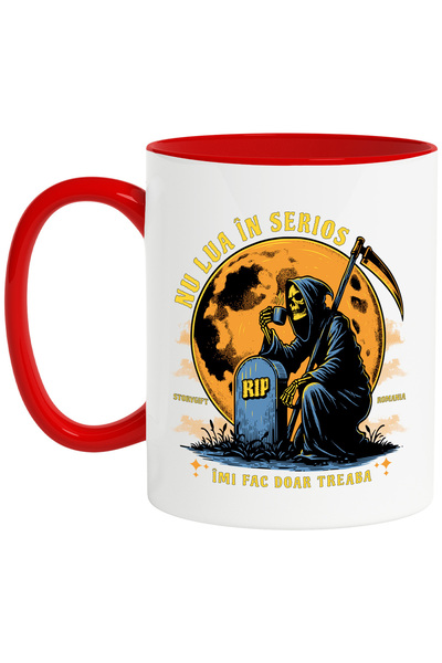 StoryGift Romania Cana Moartea cu cafea si coasa la mormant Nu lua în serios....
