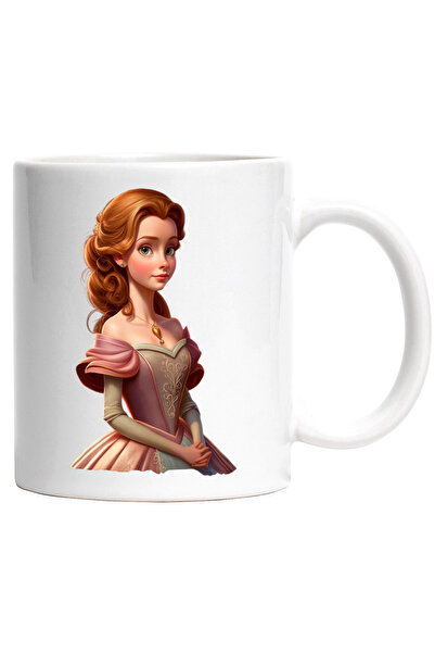 StoryGift Romania Cana Cu Printesa, Disney, Rochie Roz, Amuleta, Copii, Jocur...