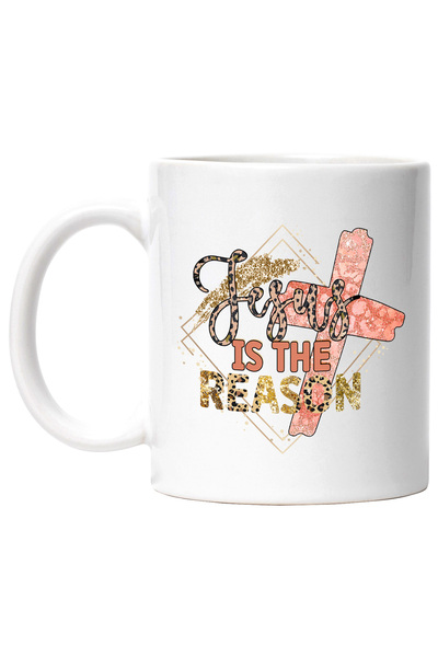 StoryGift Romania Cana cu mesajul "Jesus is the reason", religie, ilustratie,...